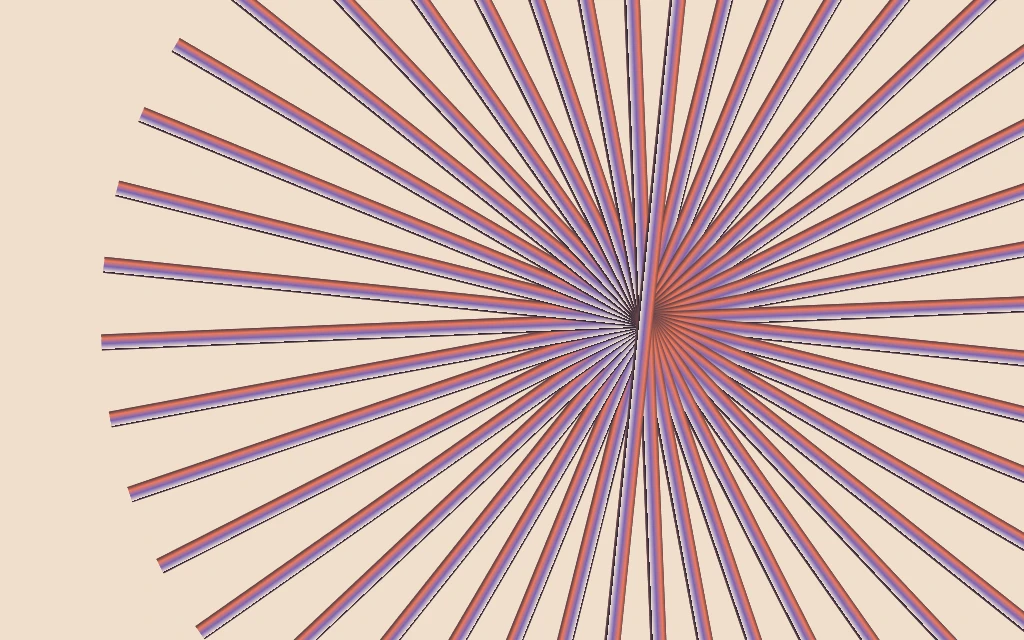 Radial dye